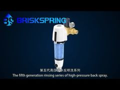 NSF 인증 투명 병 햇빛 보호 덮개 ABS 자동 스핀 다운 물 사전 필터