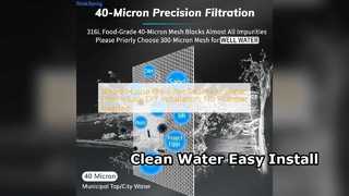 집 전체 정수 필터 간편한 설치