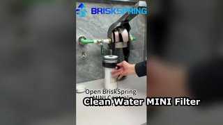 BriskSpring MINI 중앙 워터 프리필터 열기