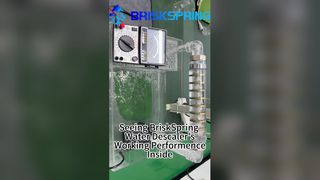 BriskSpring 물 디스케일러 성능 내부