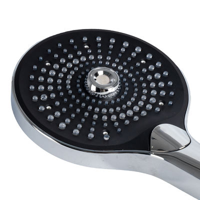 마이크로 나노 버블 핸드헬드 샤워 헤드 130mm 크롬 3가지 스프레이 모드