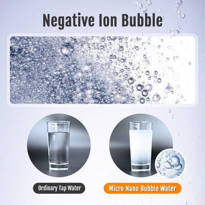 뜨거운 판매 프리미엄 솔리드 청동 초미세 마이크로 나노 거품 메이커 직접 펌프 물 연결과 피부 정화