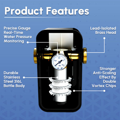 가정용 SAAS 기술을 가진 항균적 스케일 억제 물 탈열기