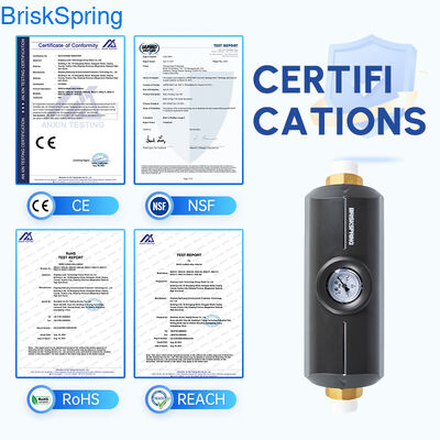 Permanent Water Descaler Anti-Scale Filter, No Salt Softener Alternative for Kitchen, Bathroom & Pipe Maintenance