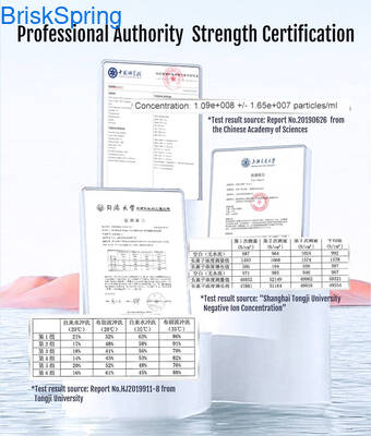숲 스파 경험 샤워용 산소 이온 방출 마이크로 나노 거품 공기