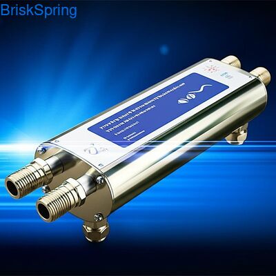 순수 물리 이온 양극화 기술 17-23.5L / Min 흐름 속도 및 NSF, RoHS, SGS, CE 인증으로 온 집 물 스케일 억제