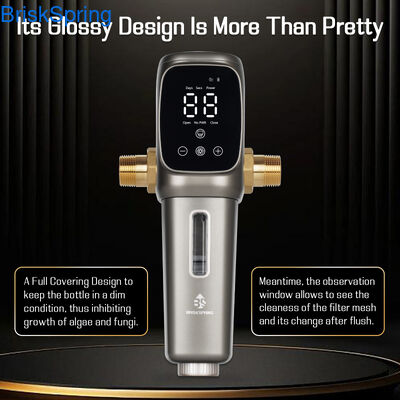 자동 백워치 사전 필터 지능형 퇴적 필터, 빌라, 아파트 및 가정용 물 입력용 높은 흐름 사전 필터