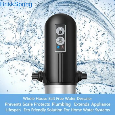 3/4인치 나사산 전 가정용 물 경도 제거기, 전기 불필요, 유지 보수 불필요, 염분 없는 수질 개선제