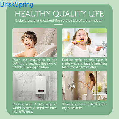 에너지 절약형 물때 방지제 (MSAP SS316L 재질, 16L/분 유량) - 주택 전체 급수용