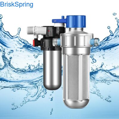 NSF 인증 316L 스테인리스 스틸 메시 물 필터 6T / H 흐름 속도와 지능적인 터치 제어