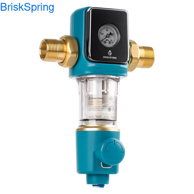 가벼운 전체 집용 물 사전 필터 식품 등급 스테인레스 스틸 반 차단 구조와 22 GPM 흐름 속도