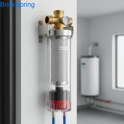 40 미크론 완전 자동 재사용 스핀 다운 퇴적 필터 온 집 물 사전 필터링