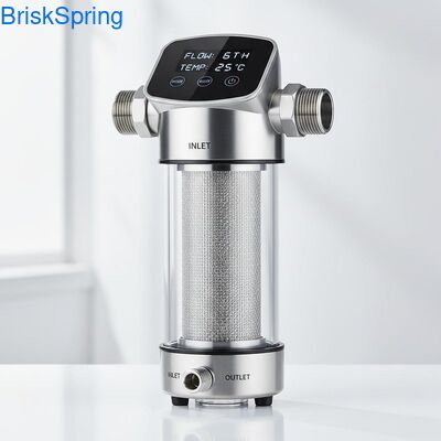 터치 컨트롤과 함께 온 집을위한 높은 흐름 6T H 316L 스테인리스 스틸 메시 물 필터