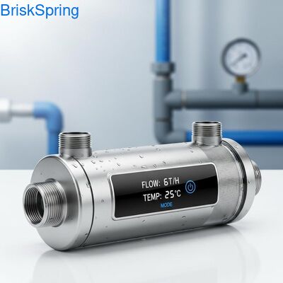 터치 컨트롤과 함께 온 집을위한 높은 흐름 6T H 316L 스테인리스 스틸 메시 물 필터