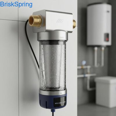 40 미크론 완전 자동 재사용 스핀 다운 물 필터 전체 집 퇴적 제거