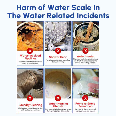 Q1 Non-Salt Wall-Mounted Water Descaler with 10-Year Service Life for Whole House Scale Inhibition