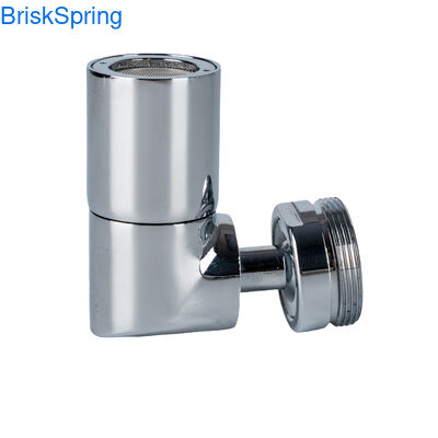 Compact Right-Angle 720 Degree Swivel Micro Nano Bubble Faucet Aerator with M22 M24 Connector
