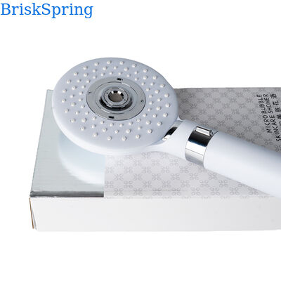 BriskSpring Micro-Nano Bubble Handheld Shower with 3 Spray Modes Water Saving and SUS304 Stainless Steel Construction