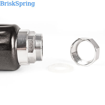 SAAS 이온 편극 기술을 갖춘 프리미엄 BriskSpring 무염수 연수기 시스템, 4T/H 유량 및 H59-1 황동 재질