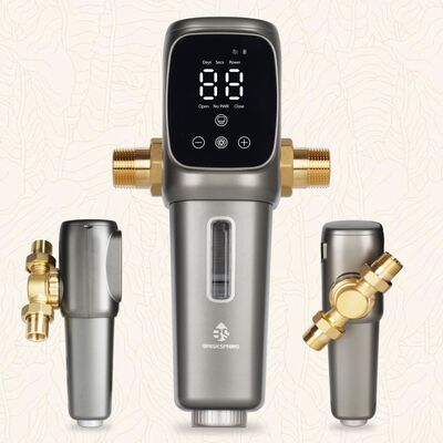 Fully Automatic Whole House Water Prefilter with SUS 316L Stainless Steel Mesh