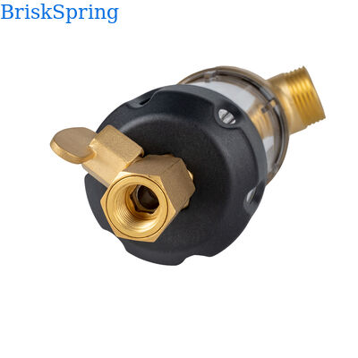 Whole House Spin Down Sediment Water Pre Filter with 40 Micron Filtration Reusable Design and Food Grade SS316L Mesh