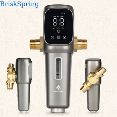 Fully Automatic Whole House Water Pre Filter with 40 Micron Precision Filtration and SUS 316L Stainless Steel Mesh Sediment Prefilter