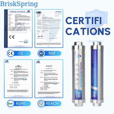 4 T/H Whole House Non Electric Water Descaler Physical Scale Inhibitor for Hard Water Treatment