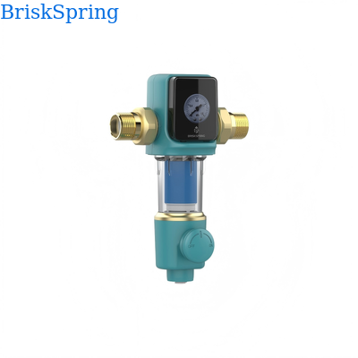 40 Micron Filtration Whole House Water Filter with Manual Backwash and Stacked Disc Technology Water Pre Filter