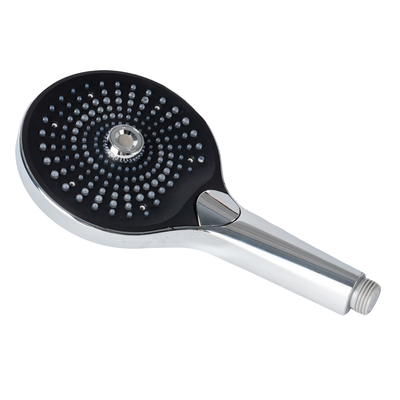 마이크로 나노 버블 핸드헬드 샤워 헤드 – 130mm 대형 헤드, 크롬 도금, 3가지 모드 분사로 딥 클렌징 및 피부 보습